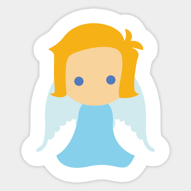 Angel by Lunii Sticker by LuniiTee